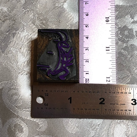 Antique Wooden Print Block Running Cricket Insect Bug - Picture 4 of 4